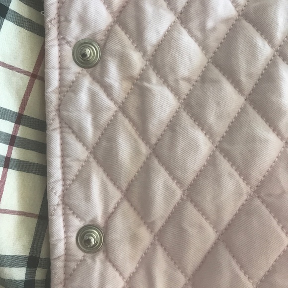 Baby girl pale pink Burberry Coat, 12 months - Picture 5 of 6